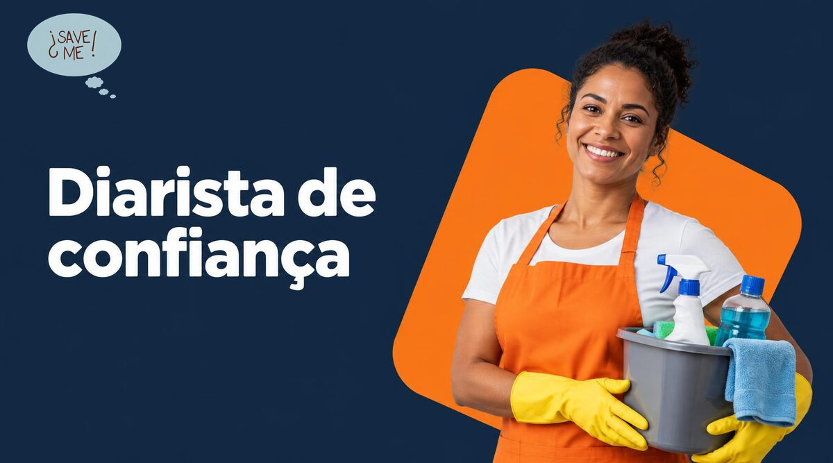 Banner SAVE ME com diarista